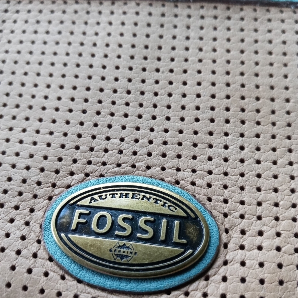 Fossil Explorer Mini Zip Close Multicolor Mesh Le… - image 2